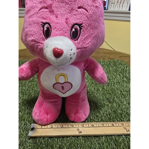 Care Bears Secret Bear 2016 Pink Plush Kelly Toys Damage On Bottom Of One Foot - Picture 5 of 15